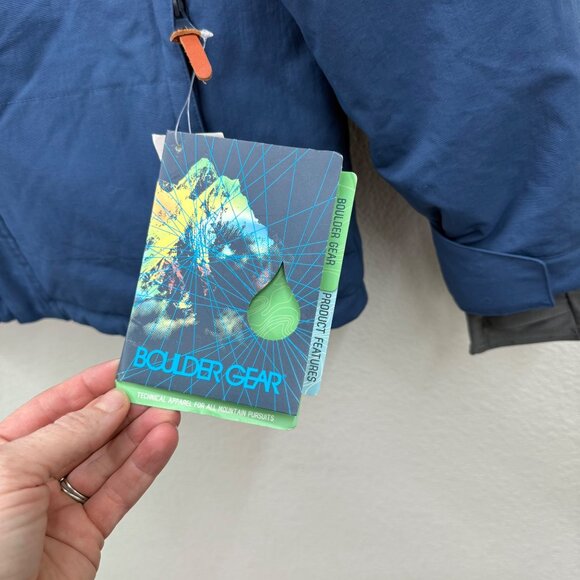 Boulder Gear Jawstone Winter Ski Hooded Jacket Coat 2584R Mens size Small NEW - Picture 5 of 12